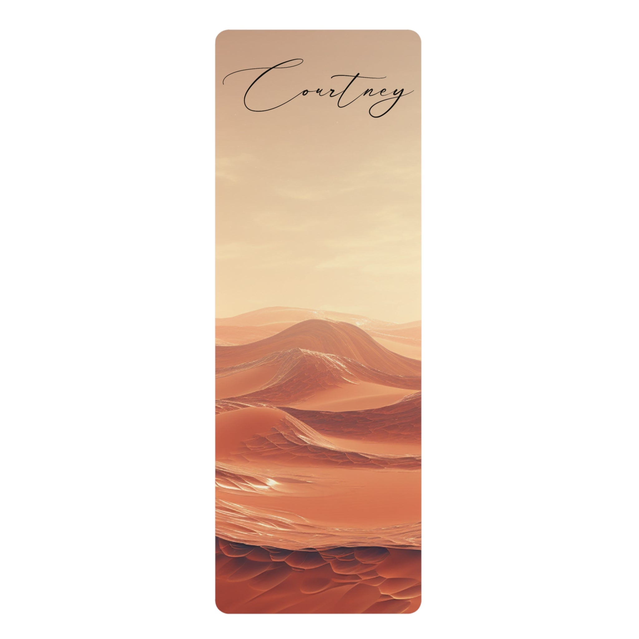 Sand Dune Custom Name Yoga Mat