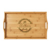 Personalized Bamboo Serving Tray - B
