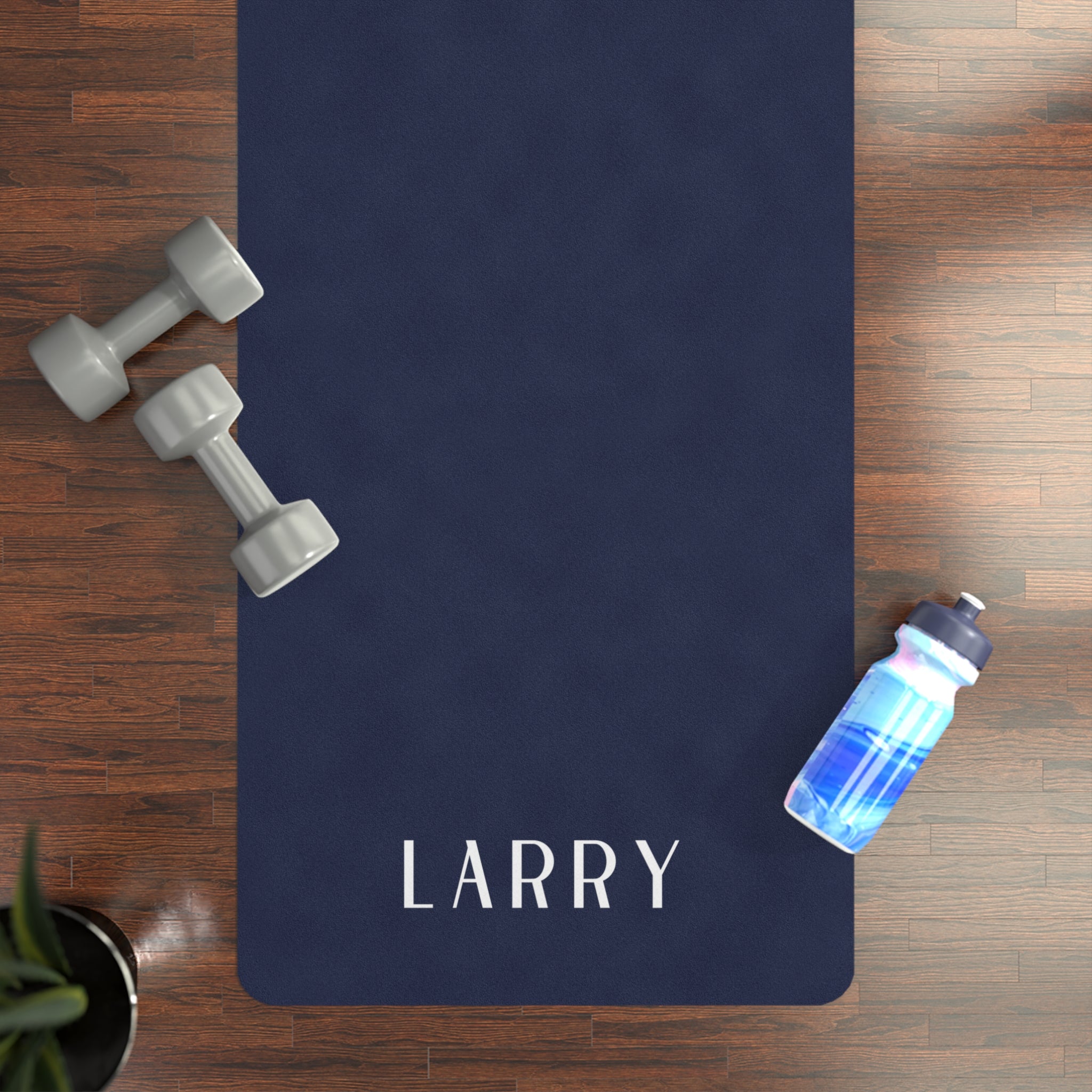 D12 - Dark Blue Suede Yoga Mat