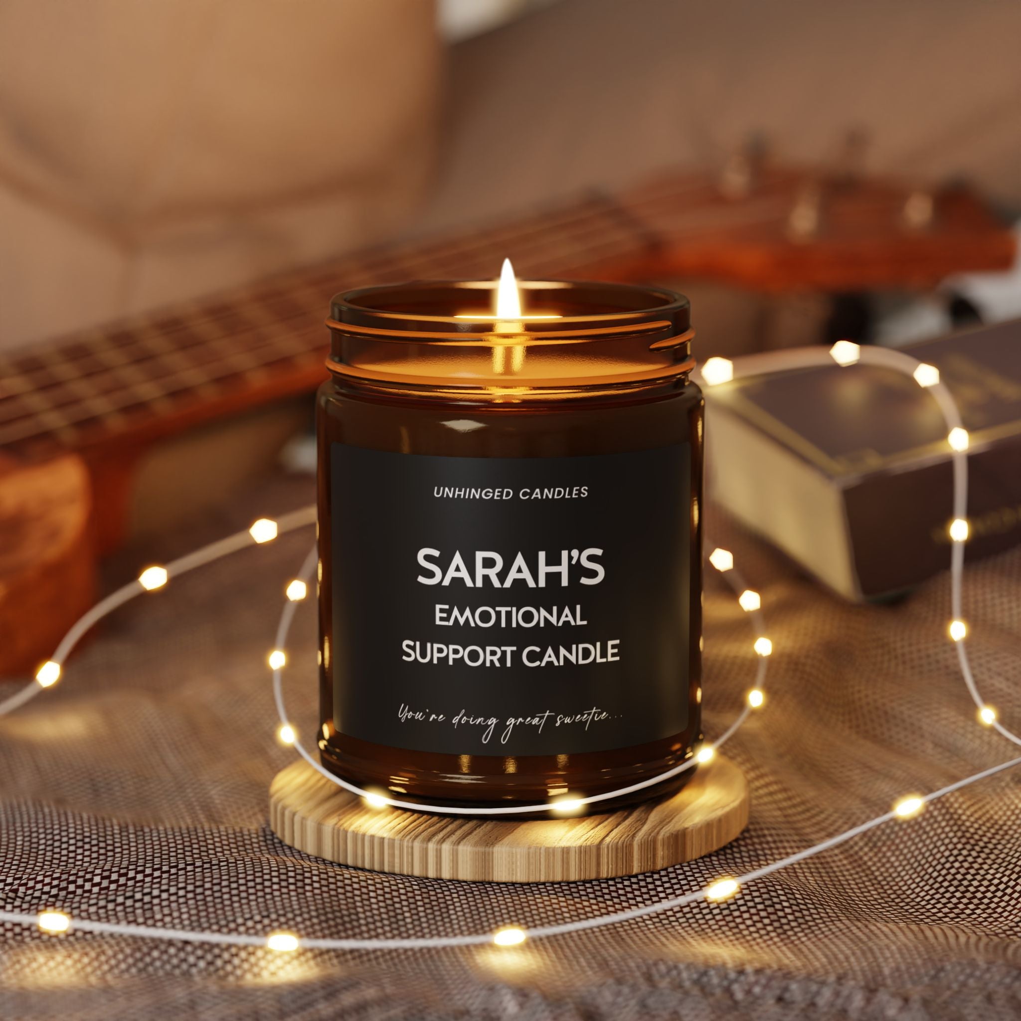 Personalized Emotional Support Candle
