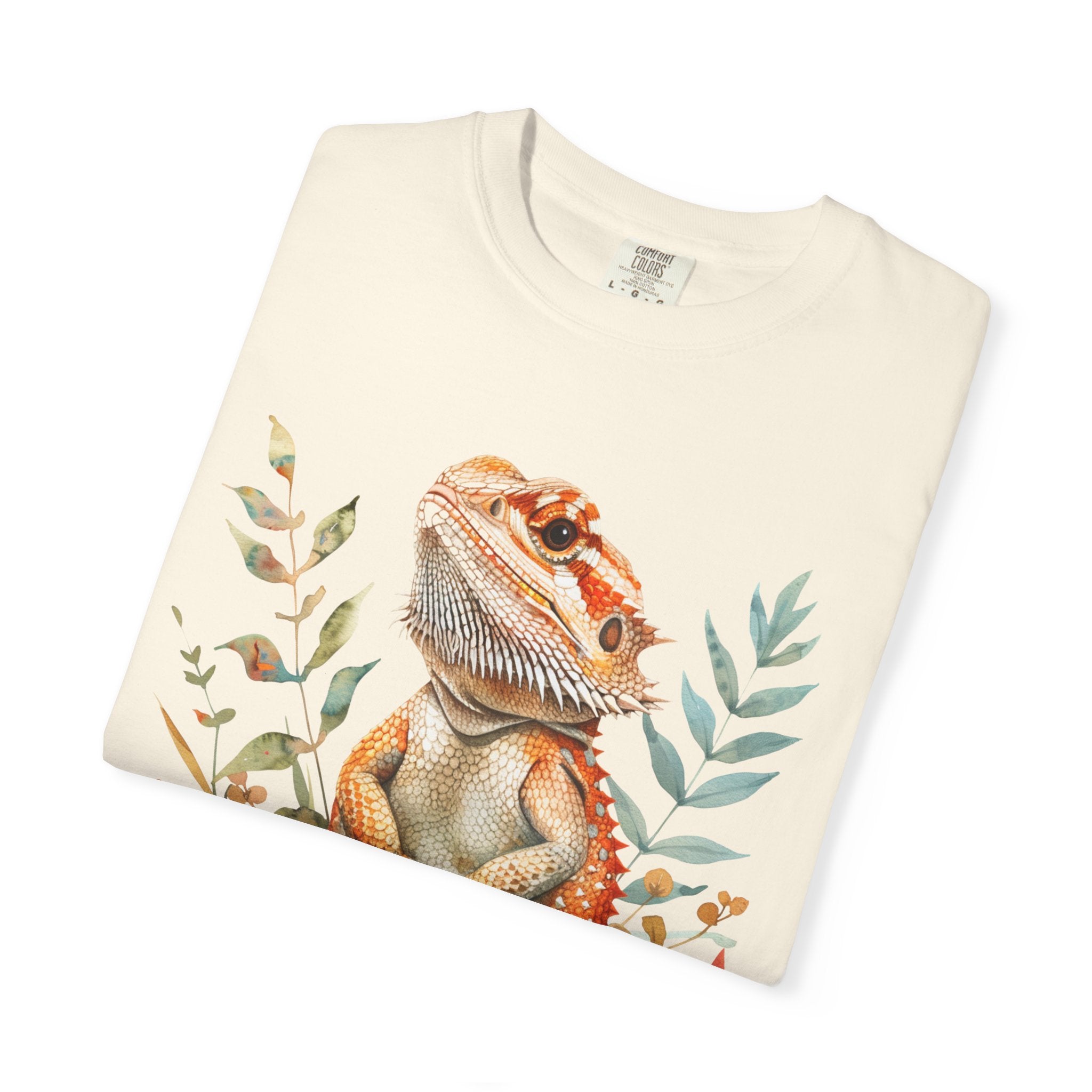 Bearded Dragon Floral T-shirt