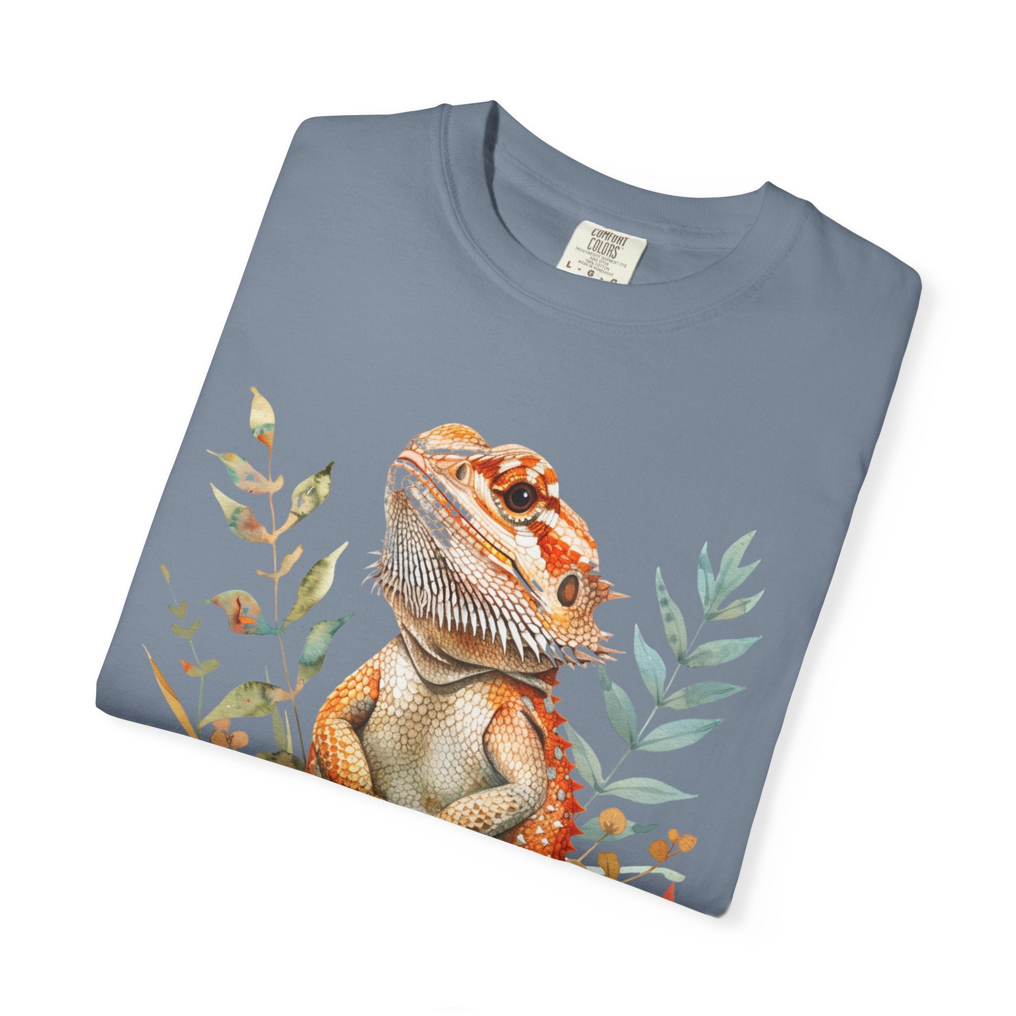 Bearded Dragon Floral T-shirt