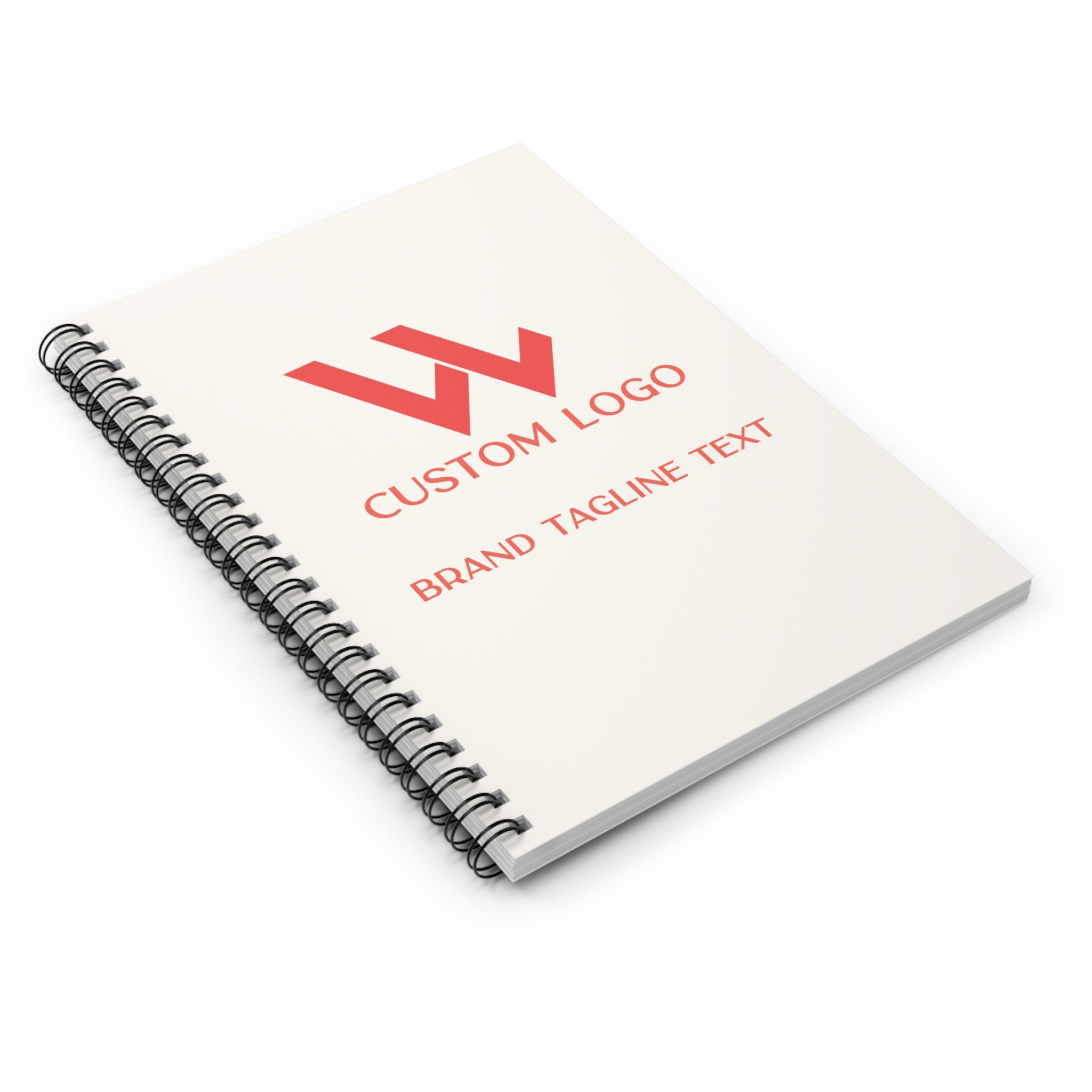 Custom Logo Business Notebook - Beige