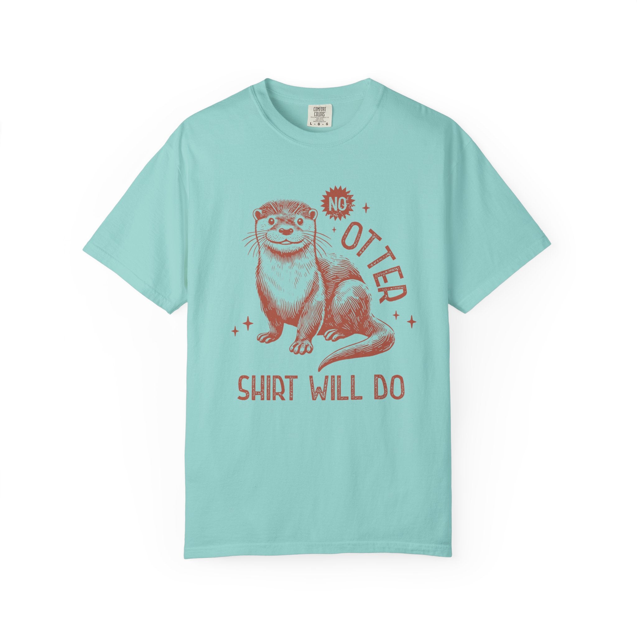 Whimsical Otter Graphic T-shirt