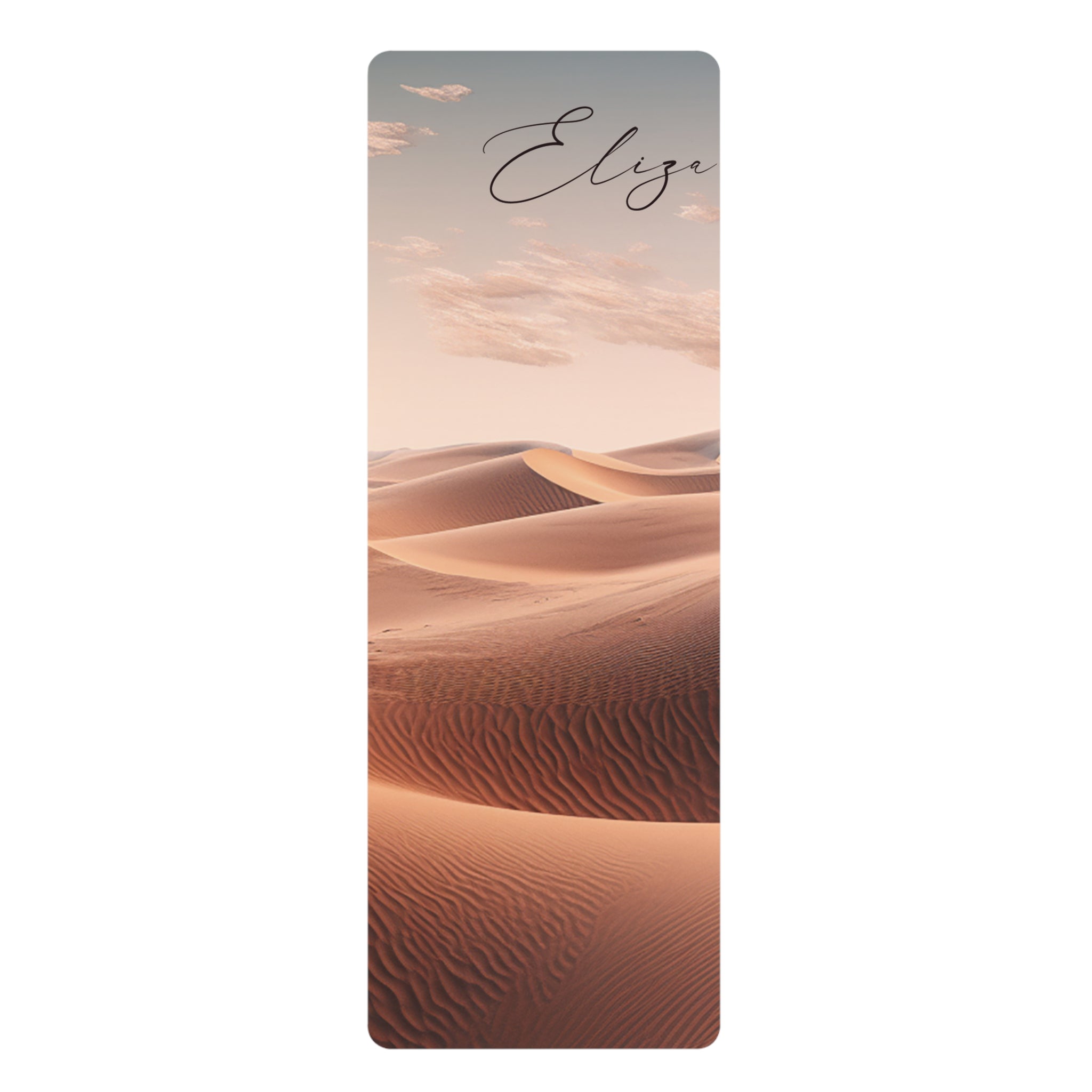 Sand Dune 4 Custom Name Yoga Mat