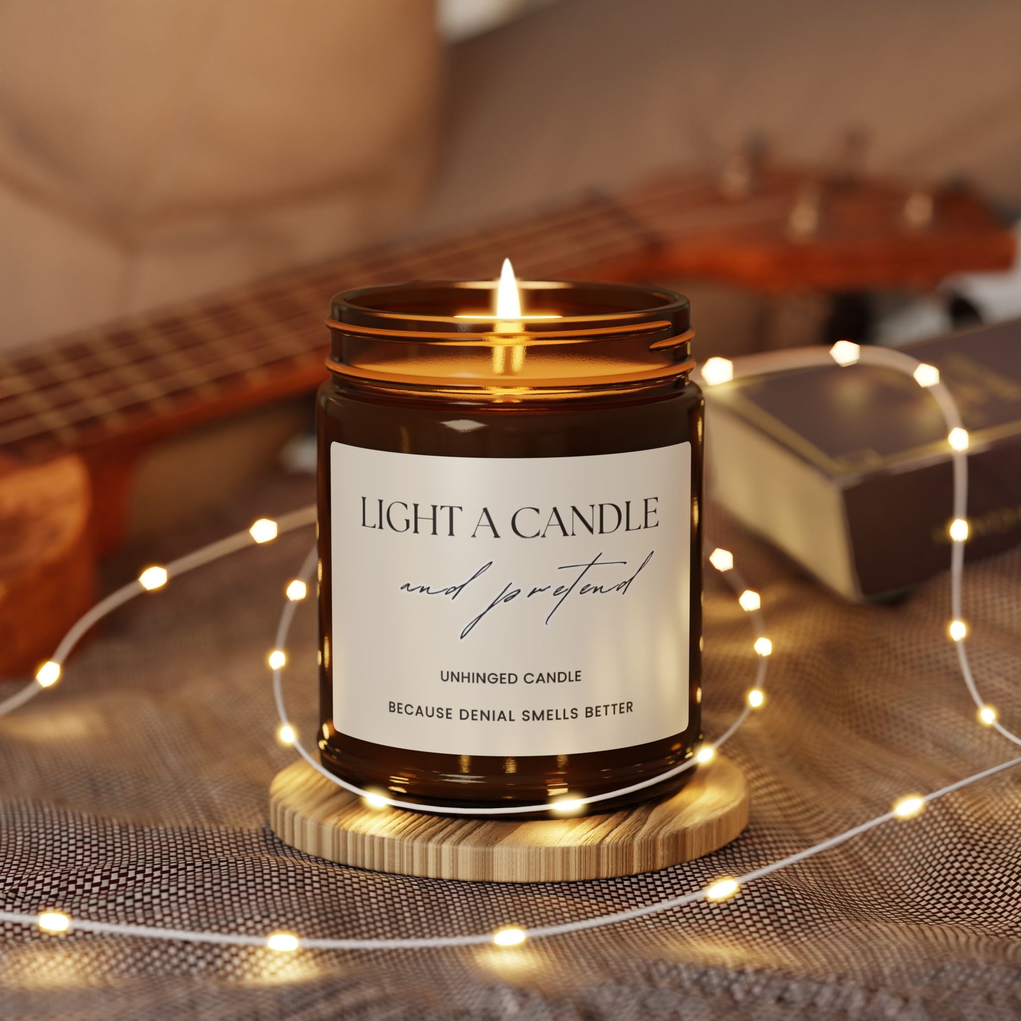 Light  & Pretend Candle -Beige
