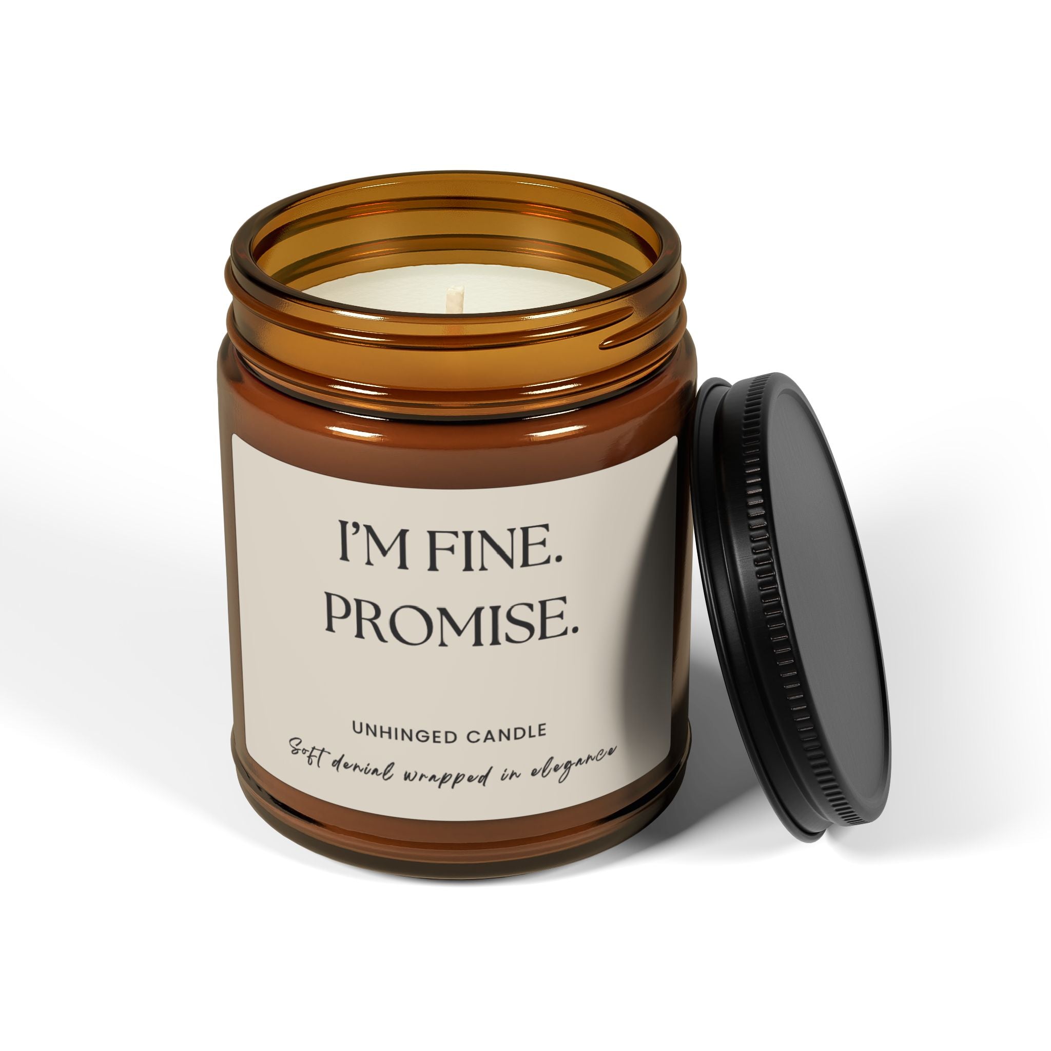Im fine. Promise Candle -Beige