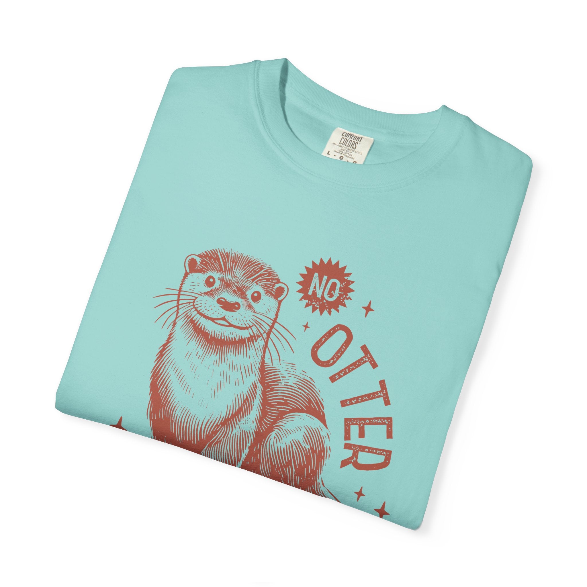 Whimsical Otter Graphic T-shirt