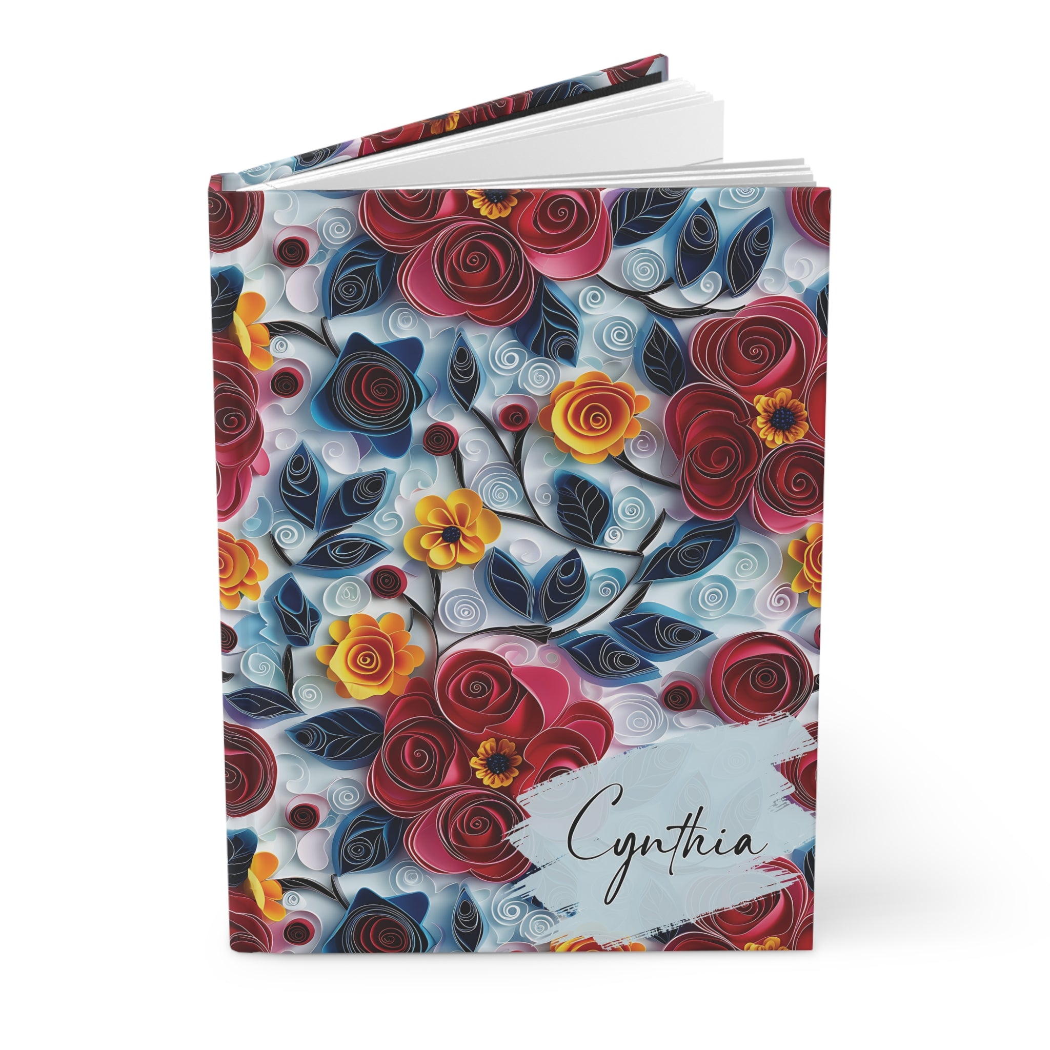 Floral Hardcover Journal 1
