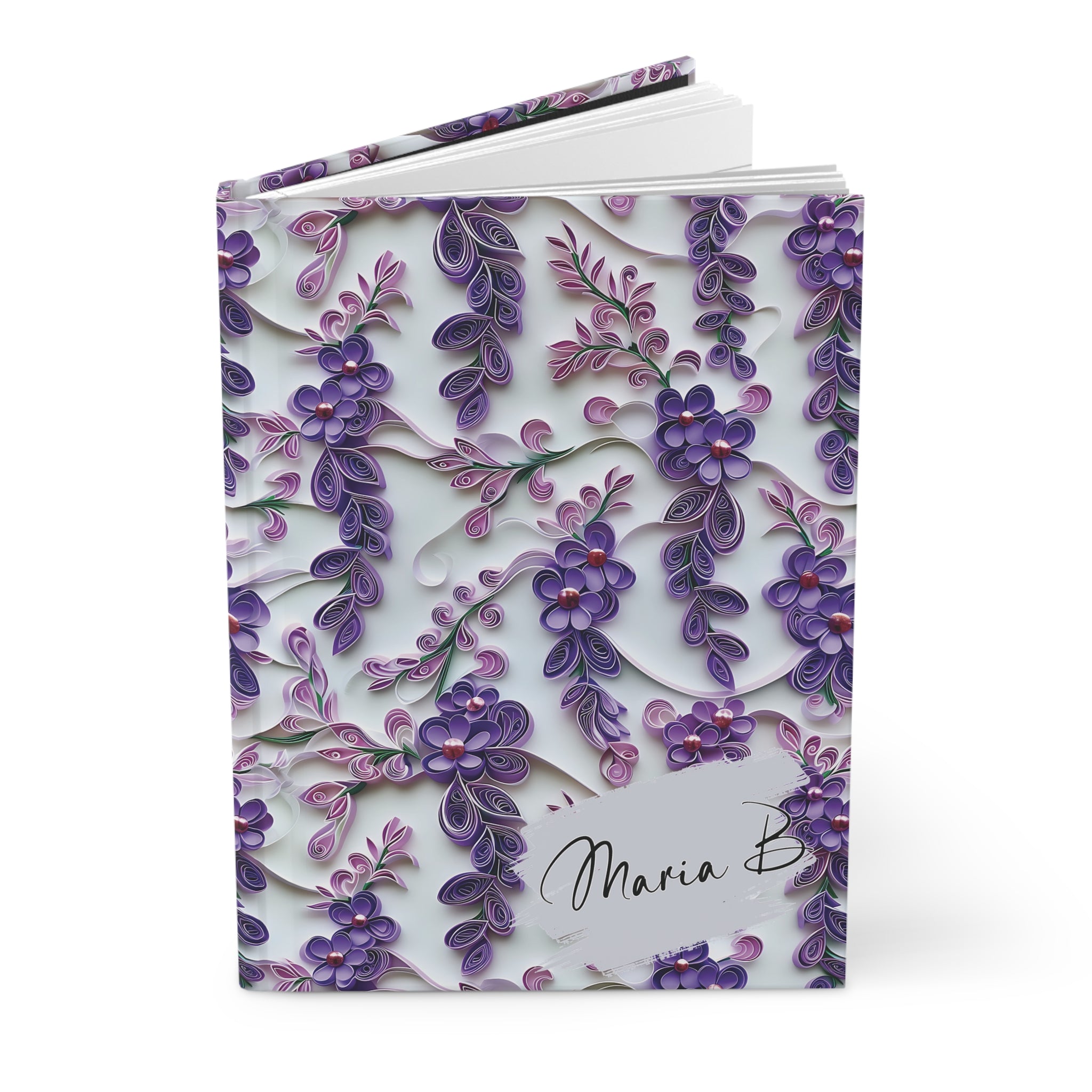 Floral Hardcover Journal 3