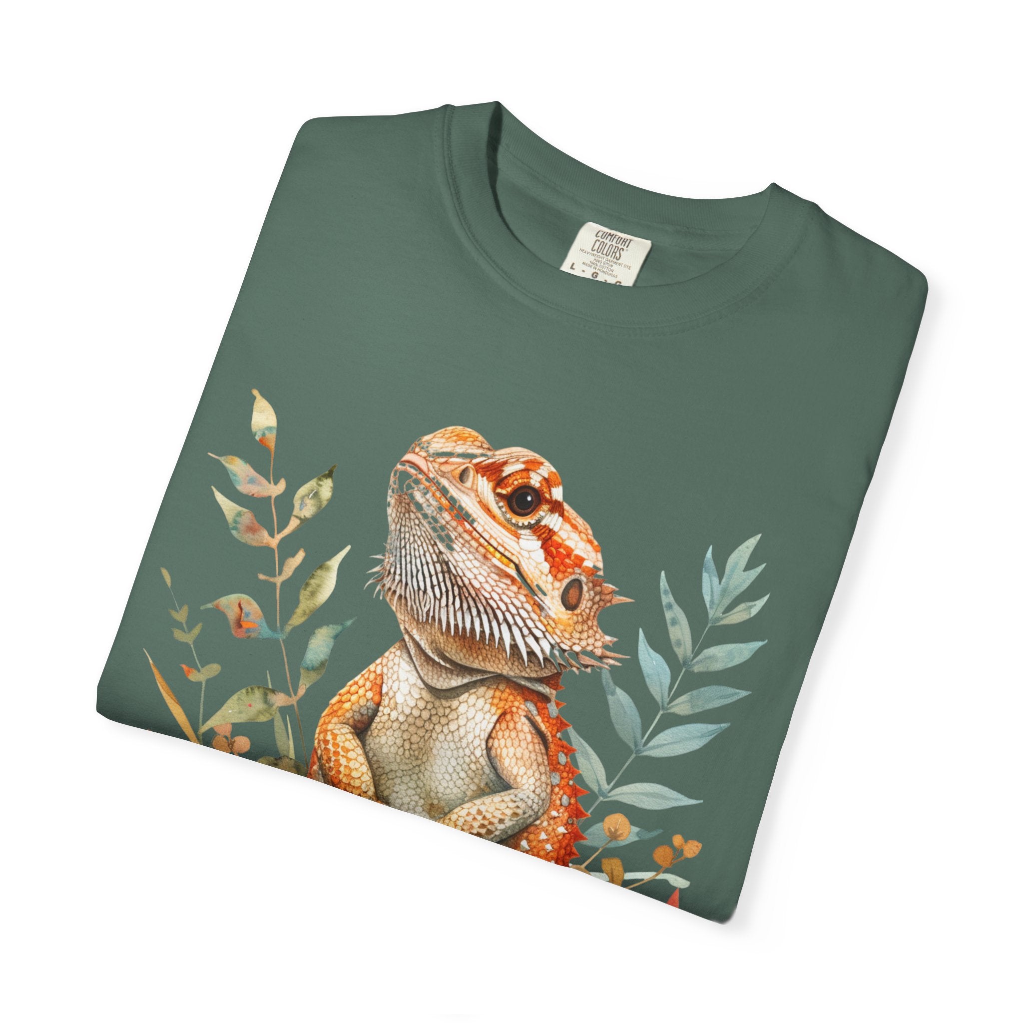 Bearded Dragon Floral T-shirt