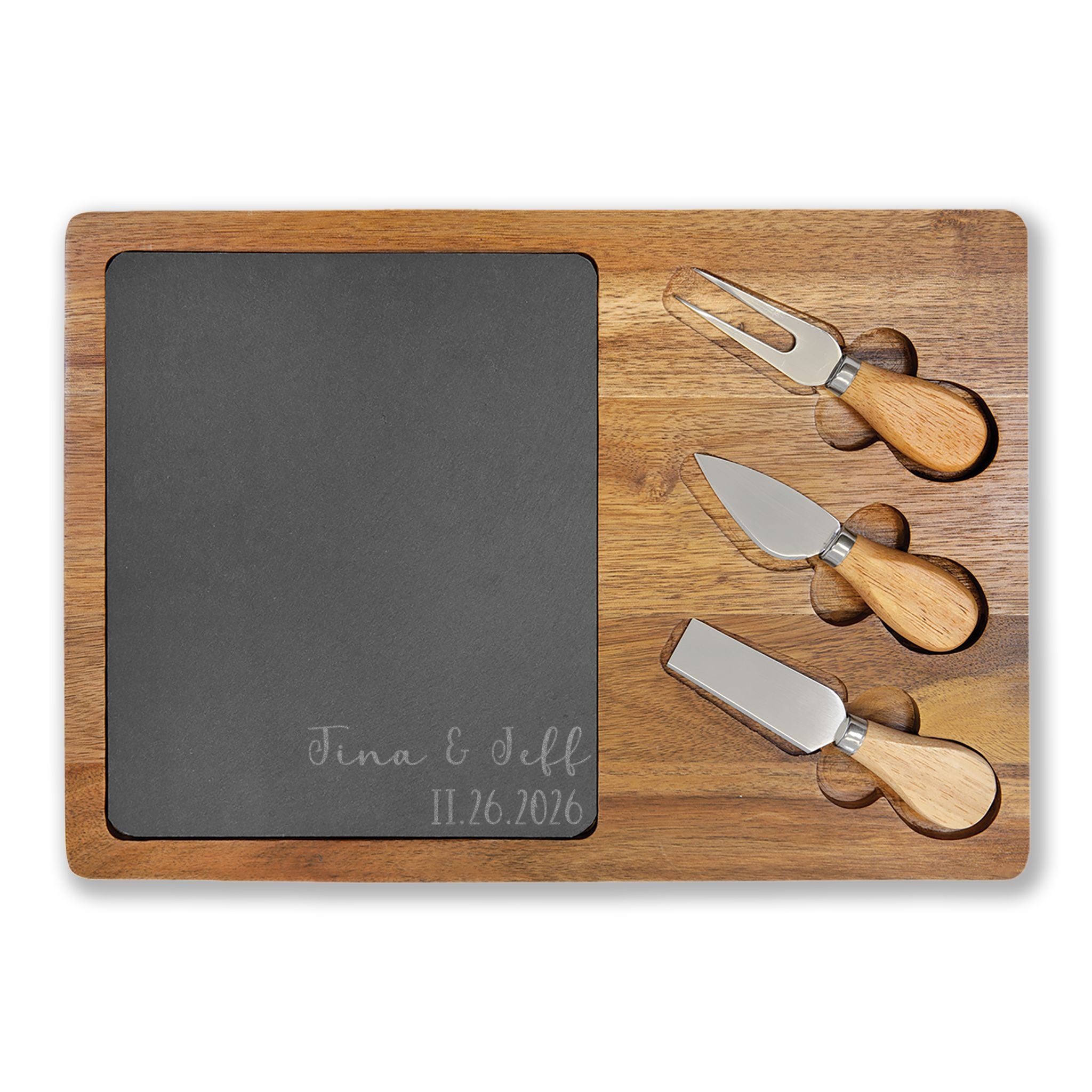 Personalized Charcuterie Board with Engraving - G