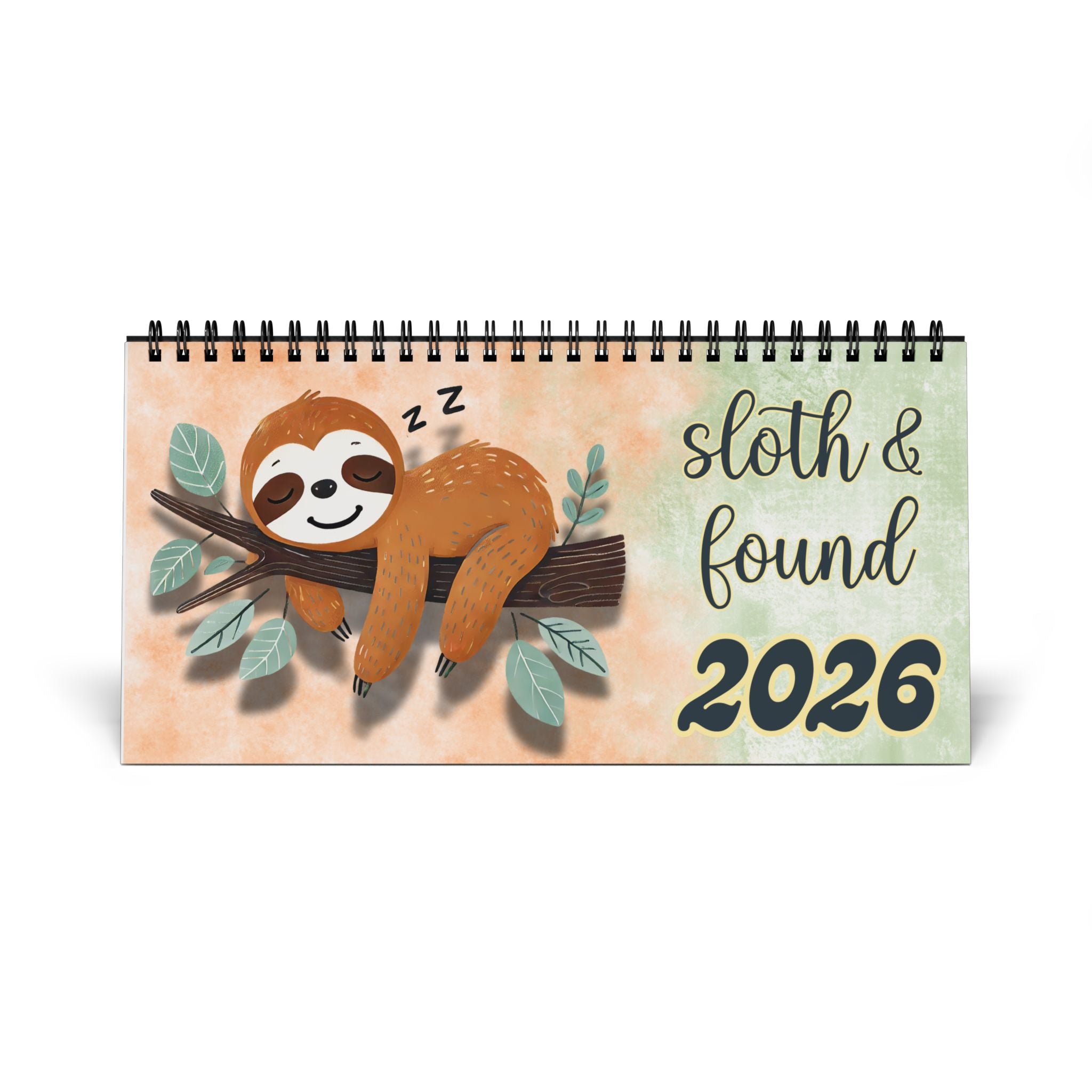 Sloth Desk Calendar 2026 - 2