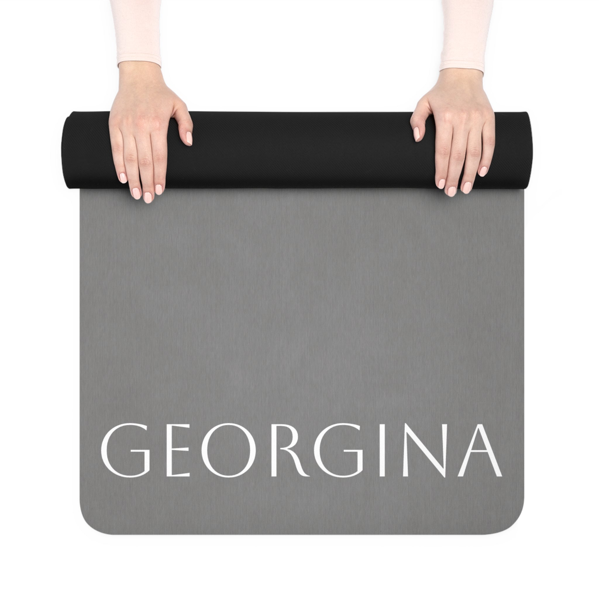 Matte Yoga Mat - Grey