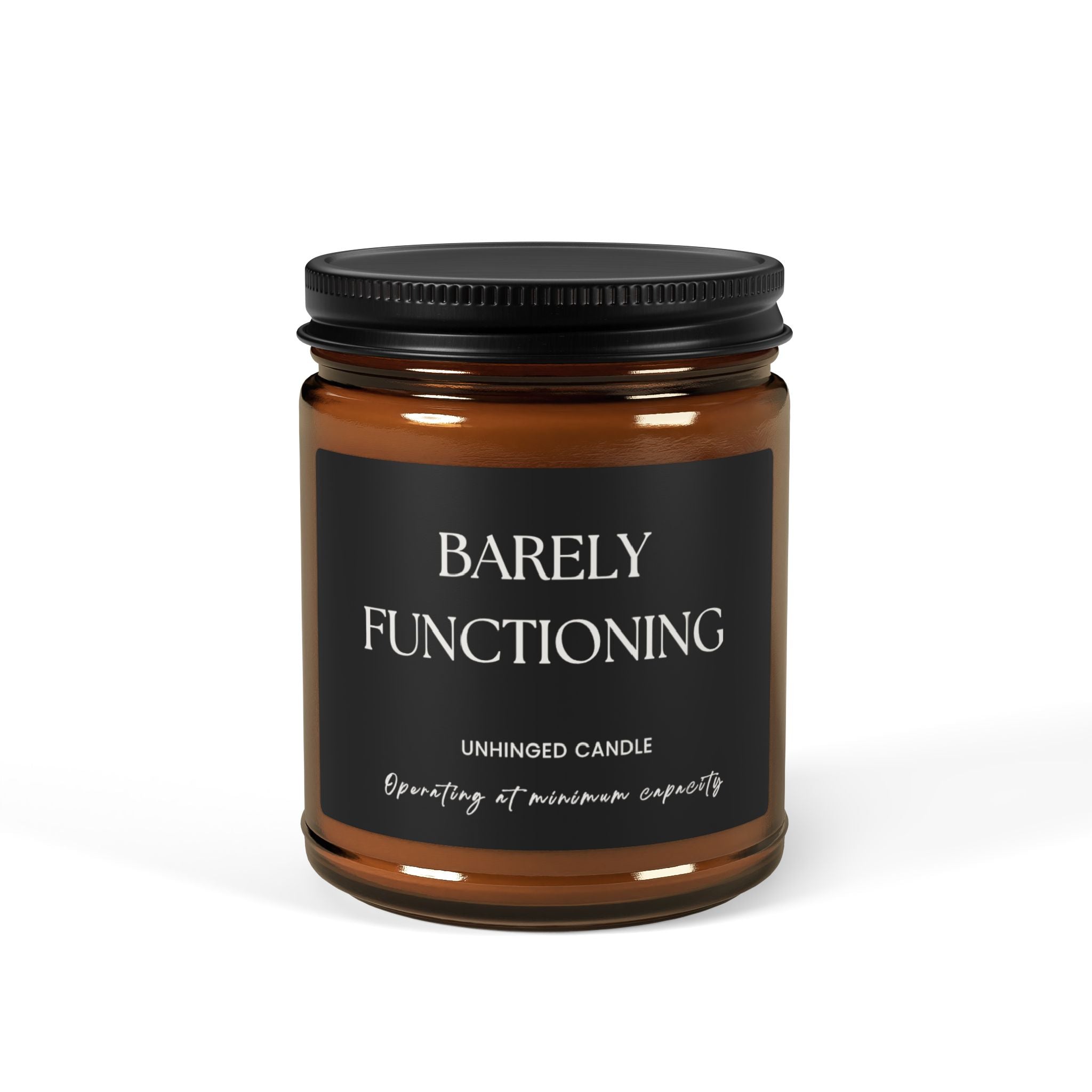 Barely Functioning Candle - Charcoal