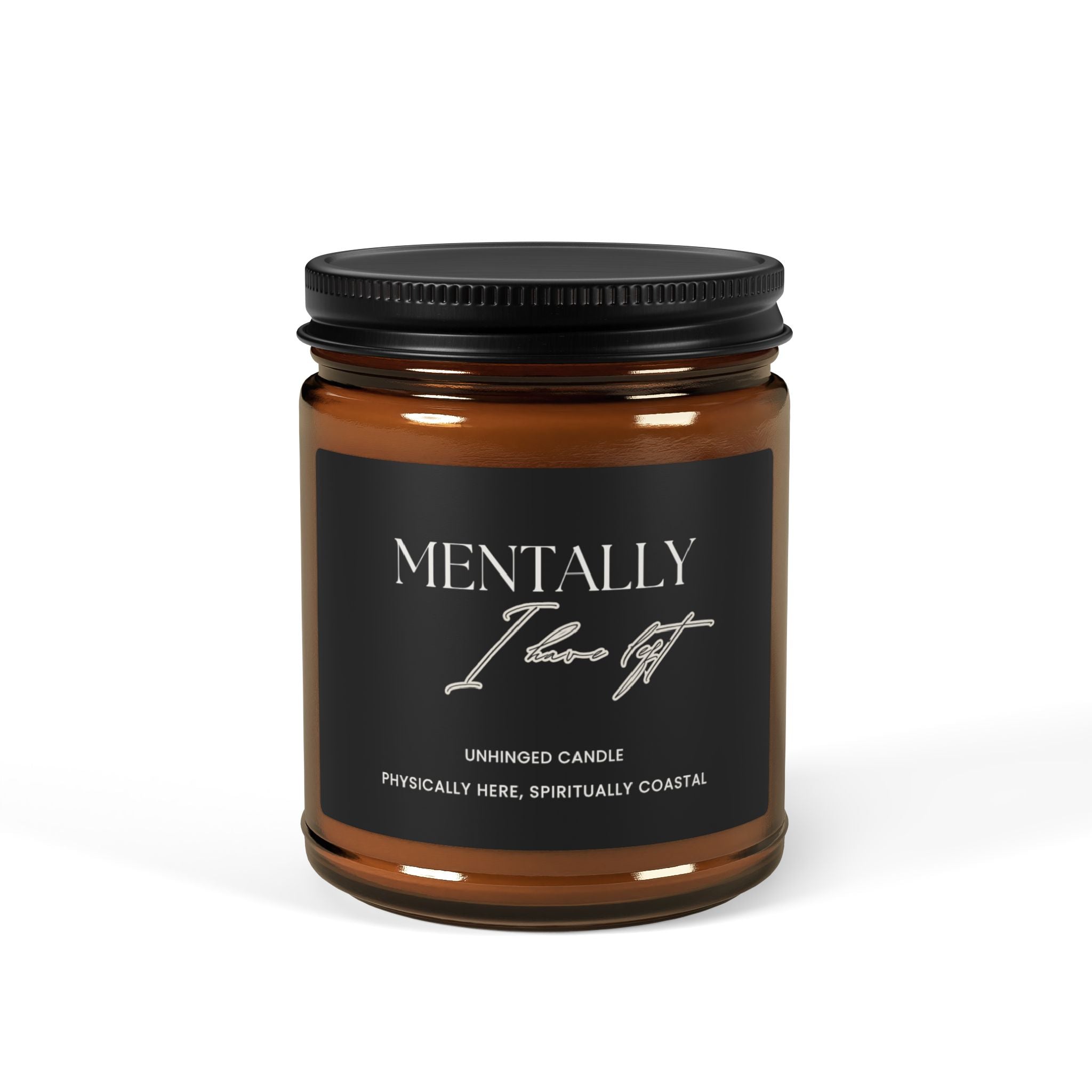 I have left Candle - Charcoal