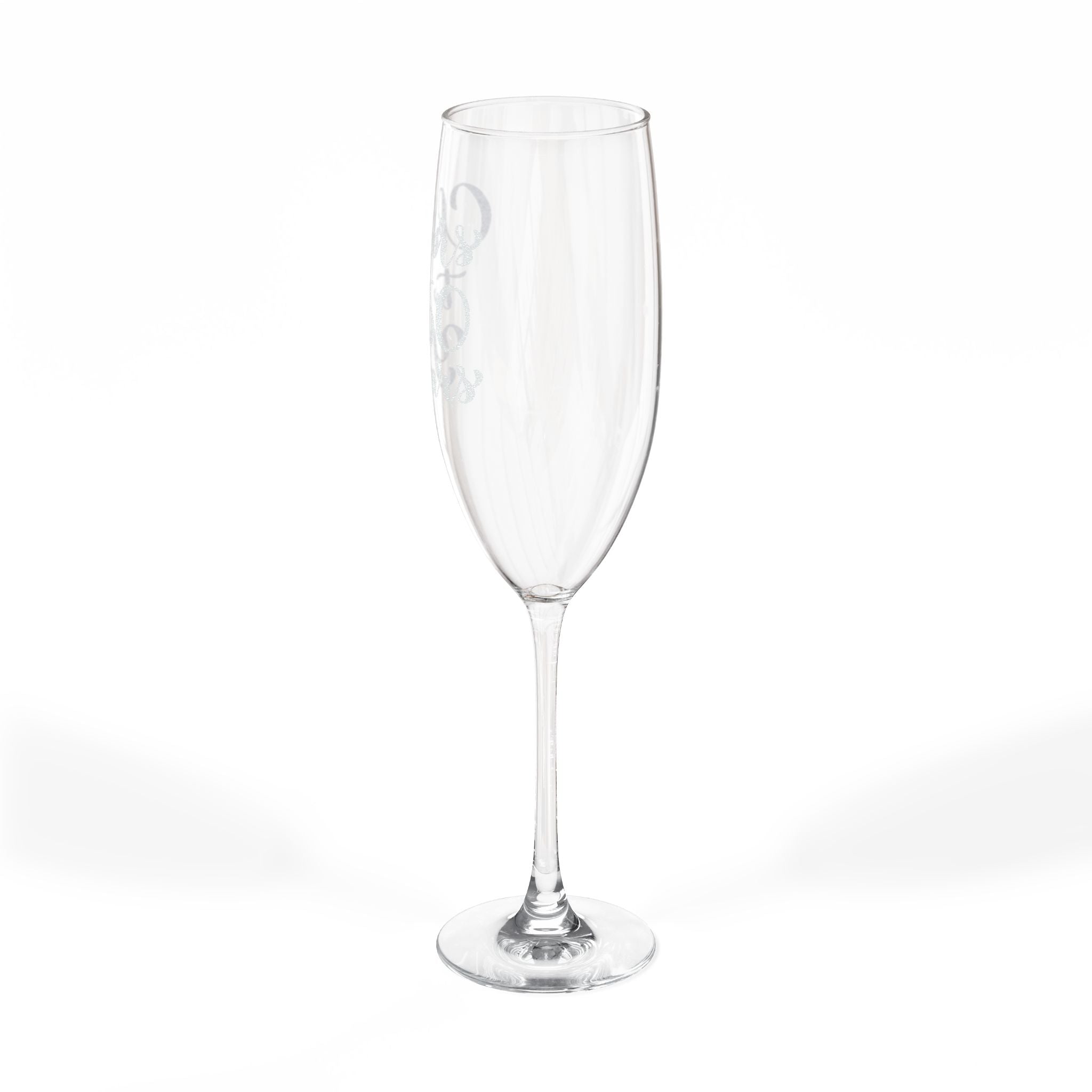 Engraved Champagne Glass