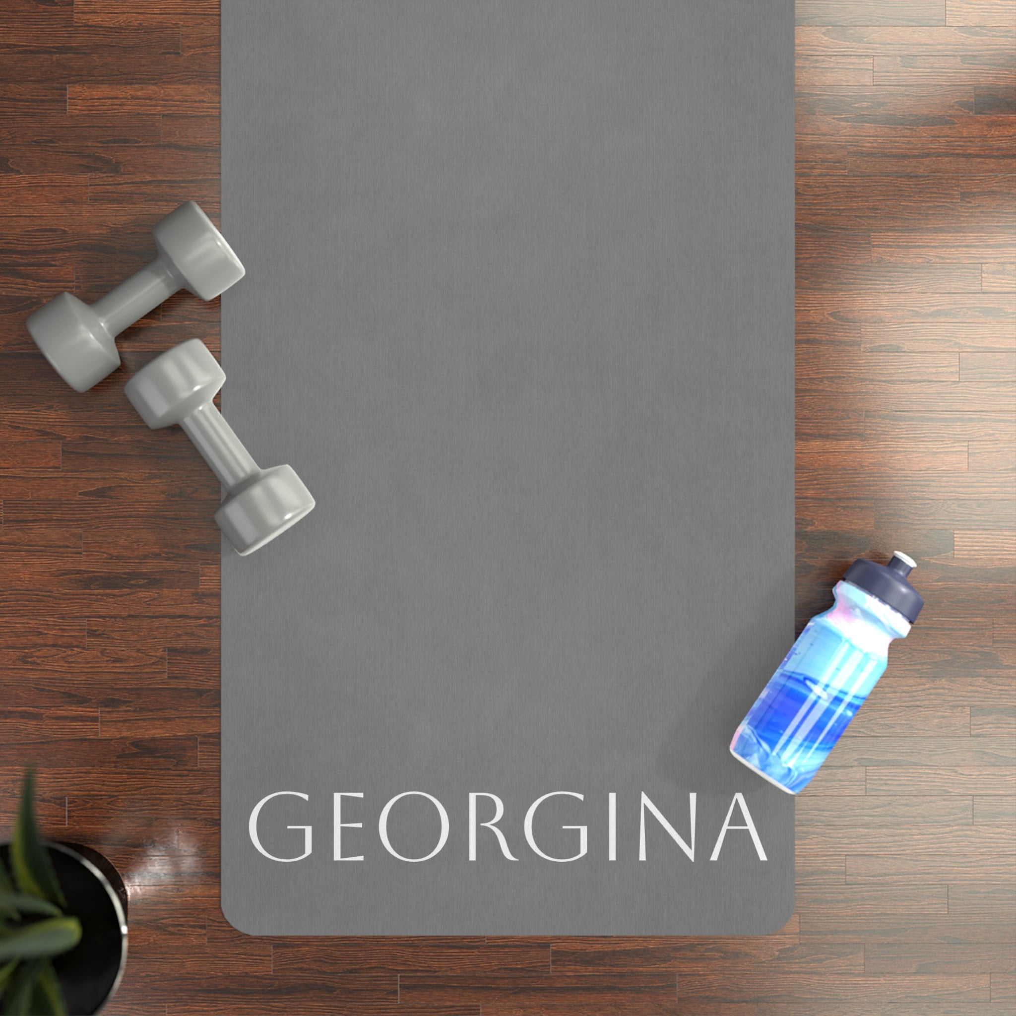 Matte Yoga Mat - Grey