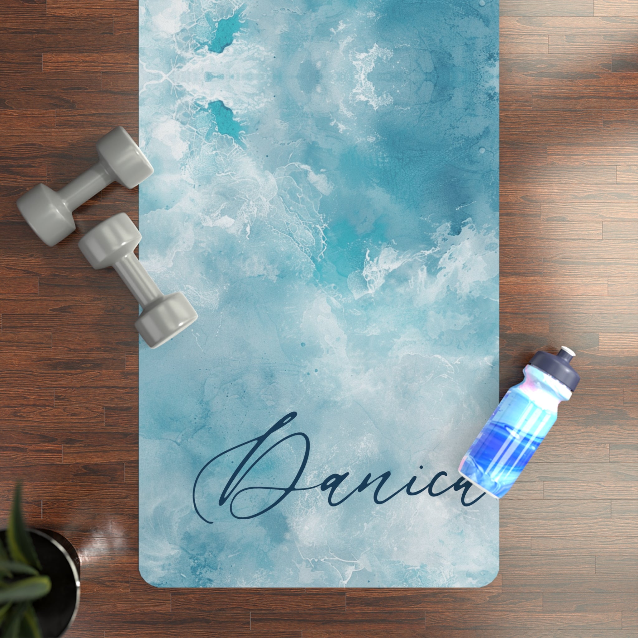 Cloud Yoga Mat - Light Blue