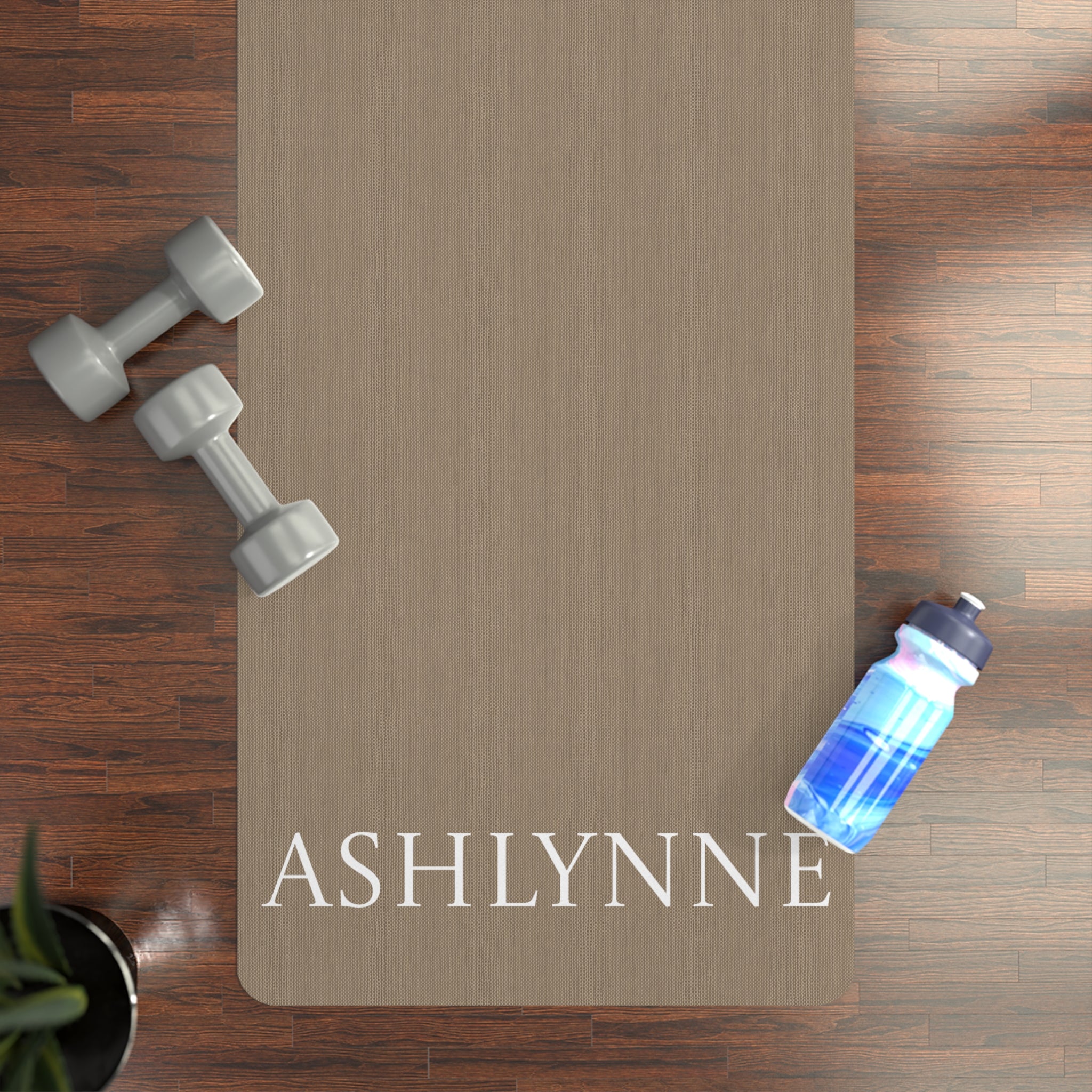 Matte Yoga Mat - Brown