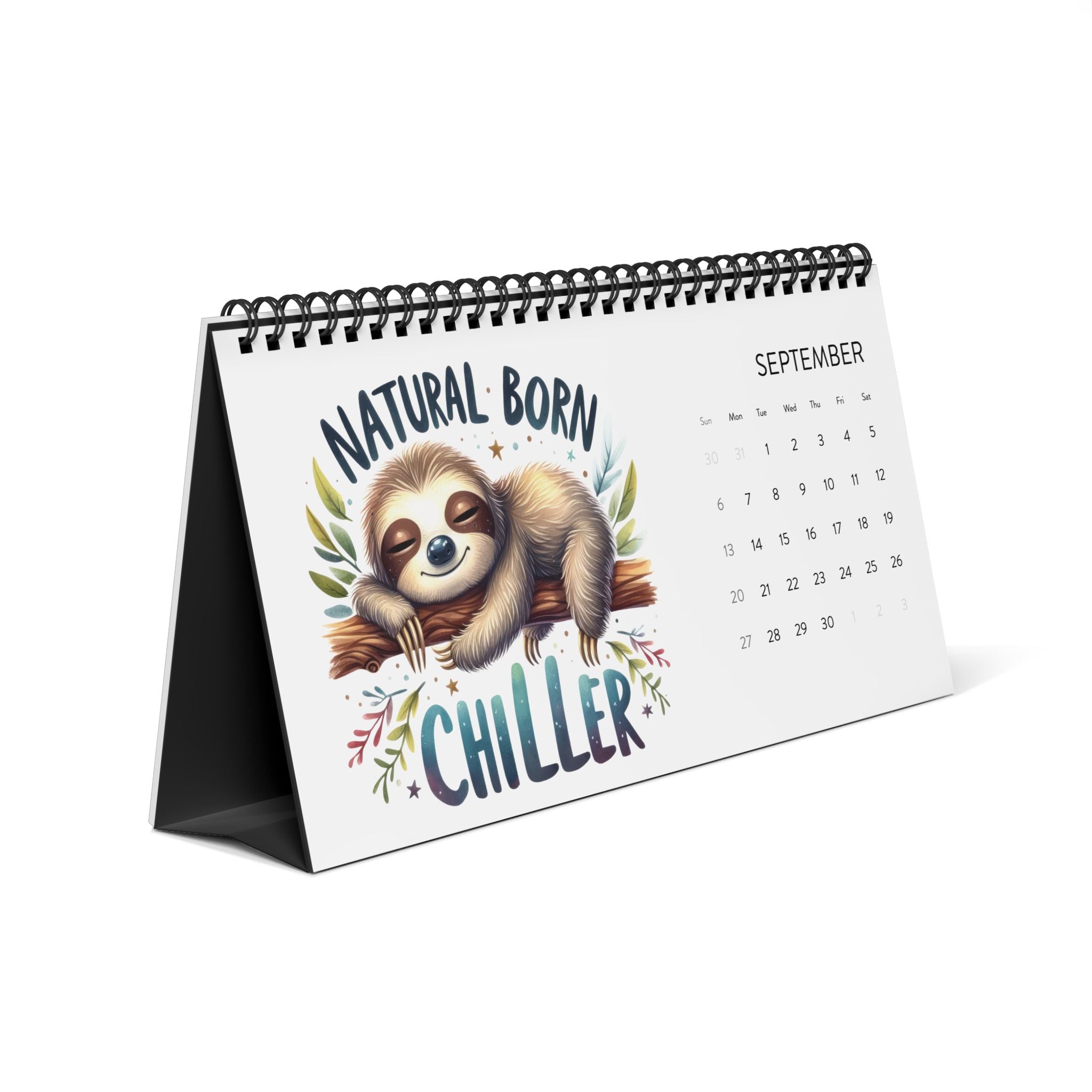 Sloth Desk Calendar 2026 - 2