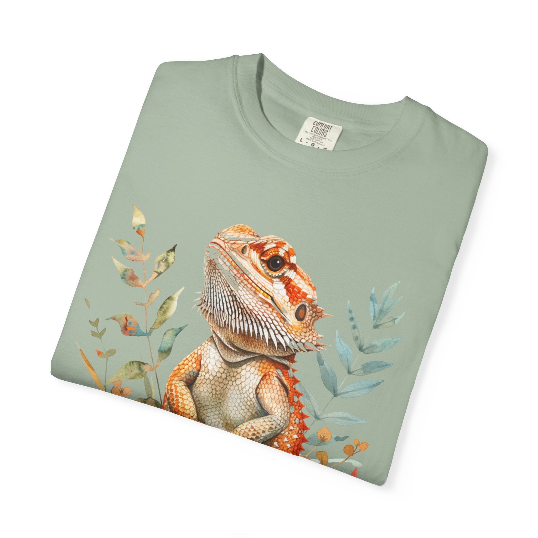 Bearded Dragon Floral T-shirt