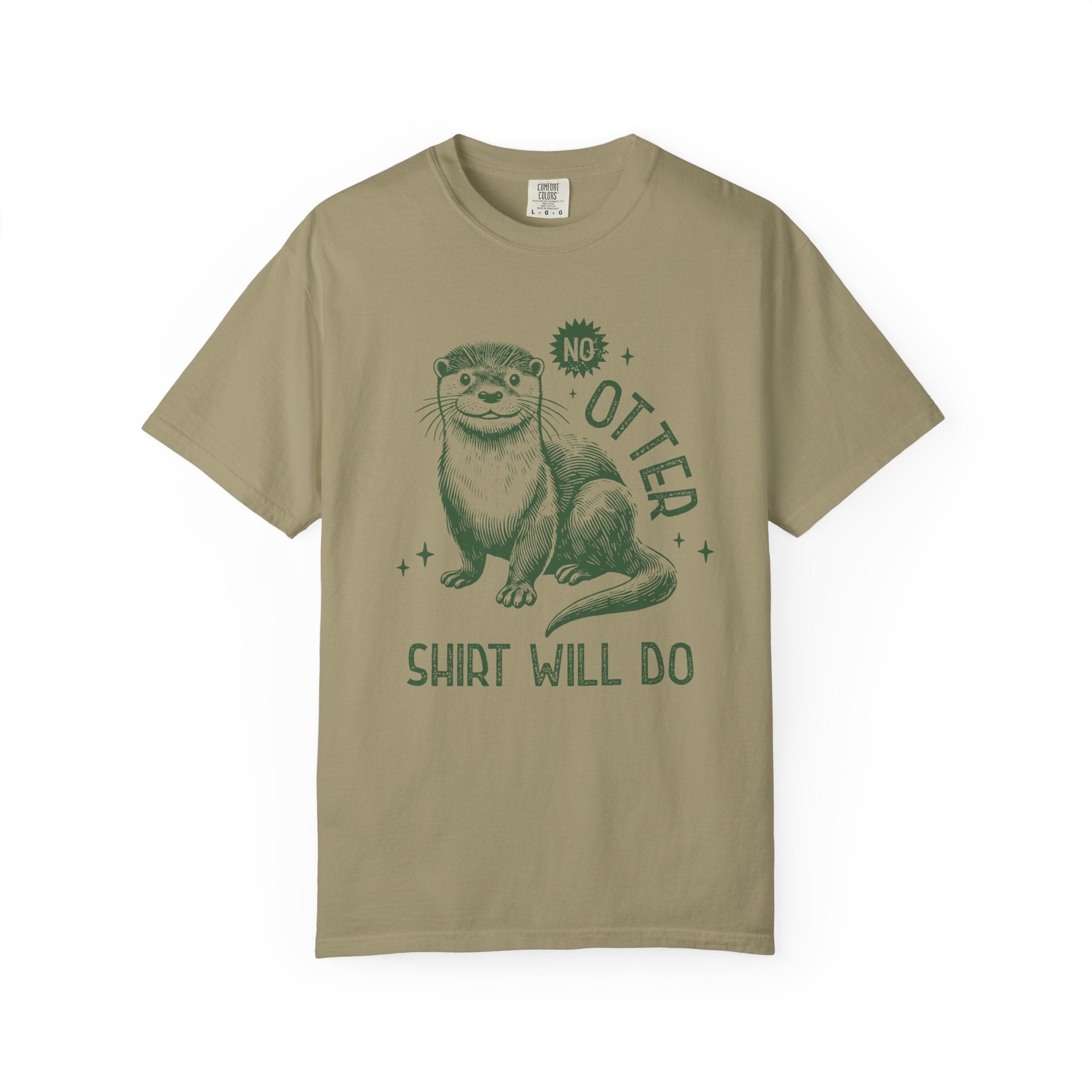 Whimsical Otter Graphic T-shirt
