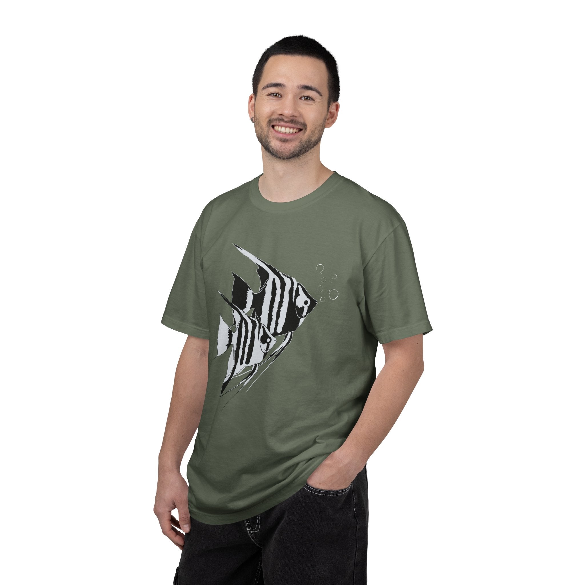 Angelfish Unisex Garment-Dyed T-shirt