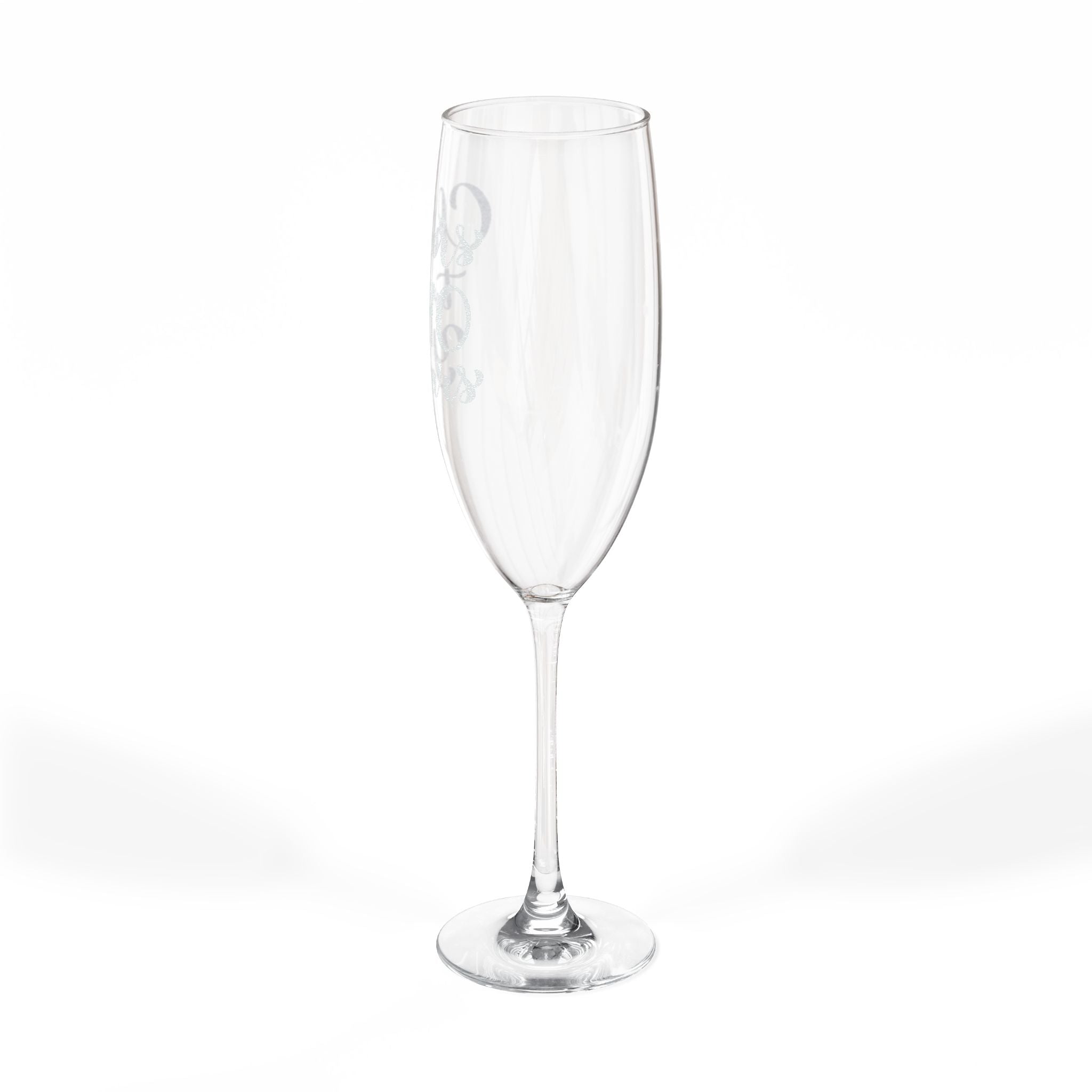 Engraved Champagne Glass