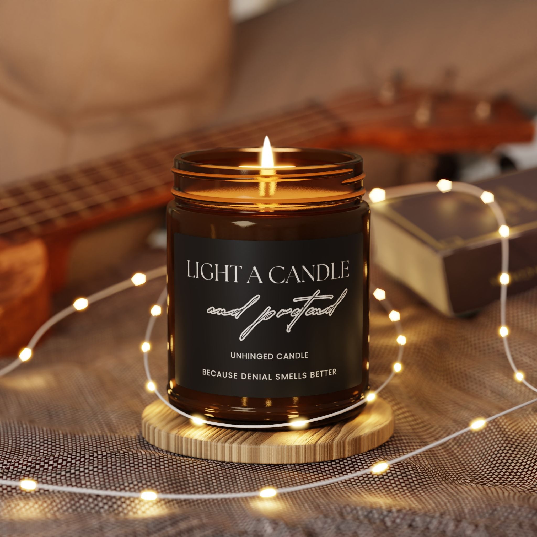 Light  & Pretend Candle - Charcoal