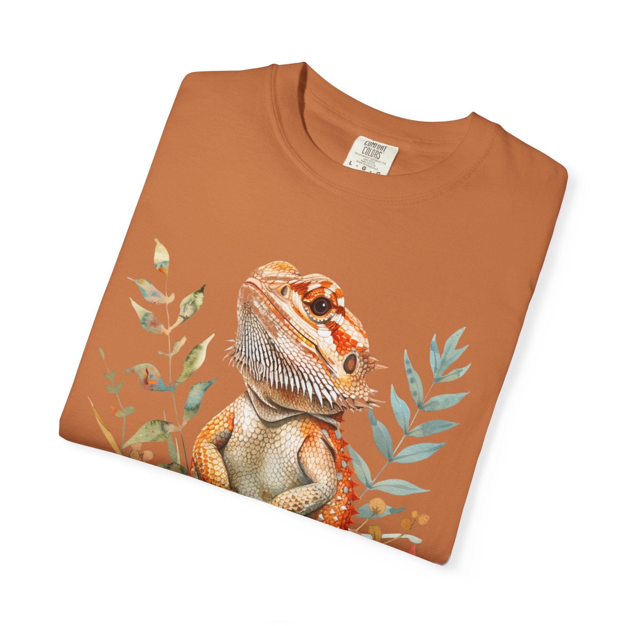 Bearded Dragon Floral T-shirt