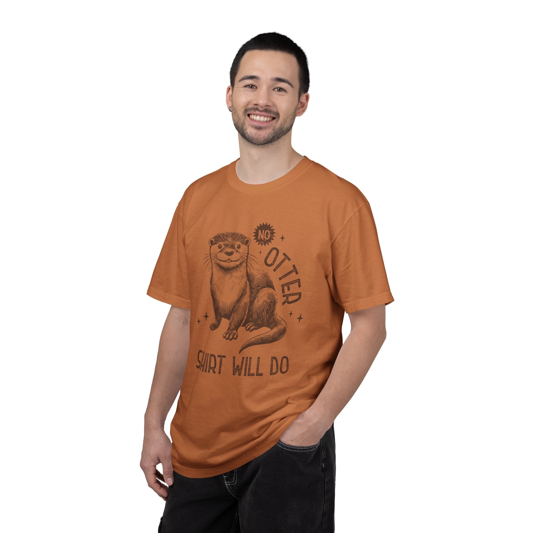 Whimsical Otter Graphic T-shirt