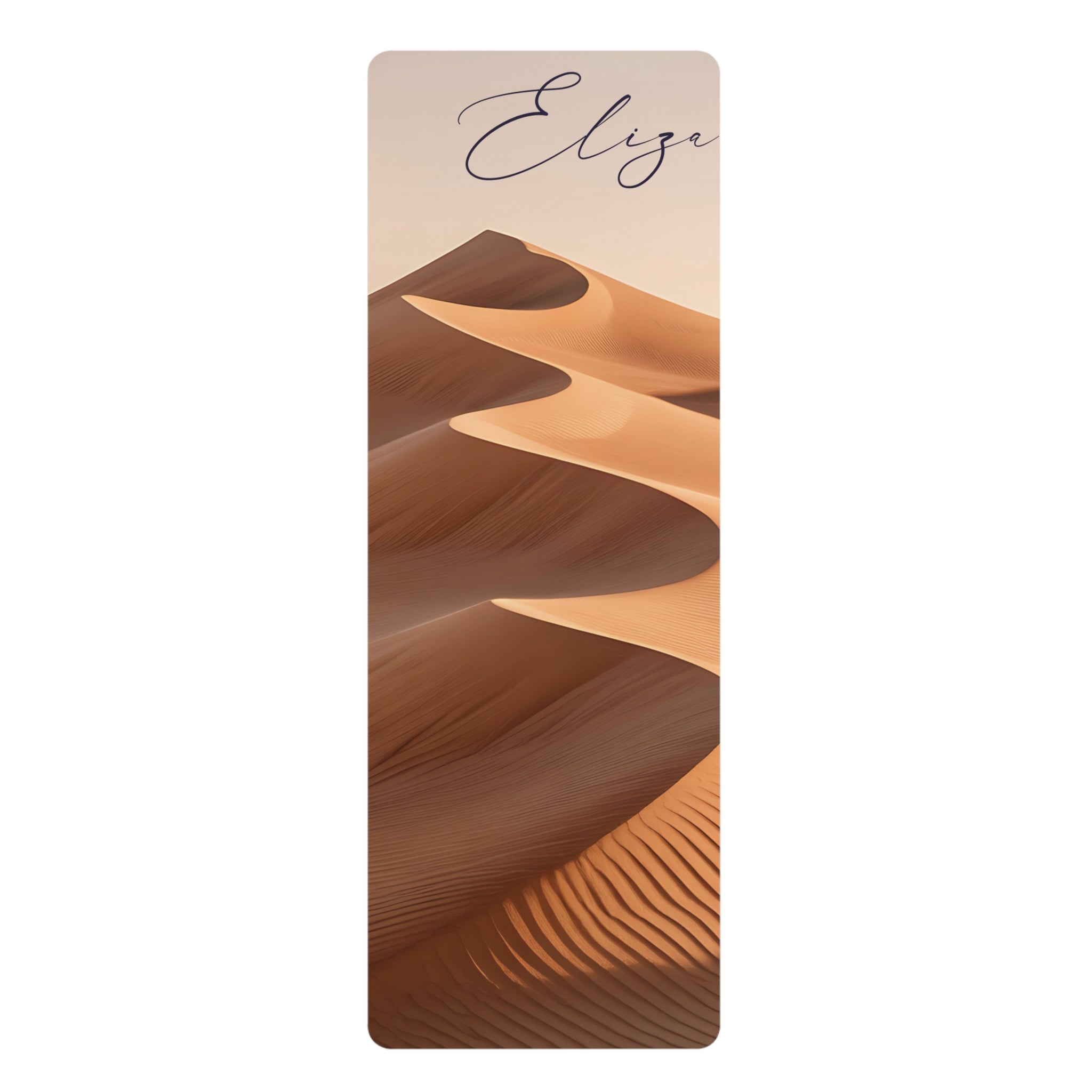 Sand Dune 3 Custom Name Yoga Mat