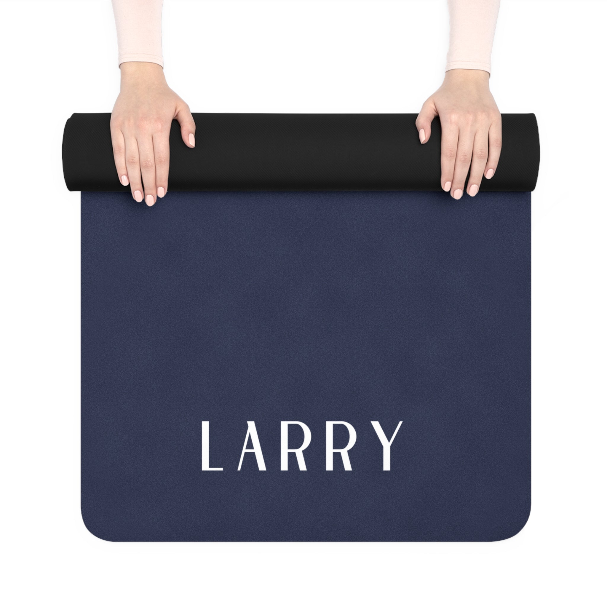 D12 - Dark Blue Suede Yoga Mat