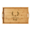 Personalized Bamboo Serving Tray - D